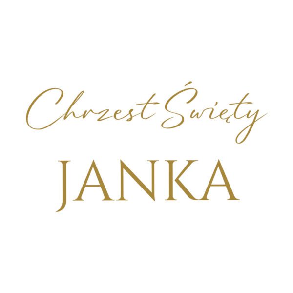 CHRZEST ŚWIĘTY napis (1) Napis Chrzest Święty na koło