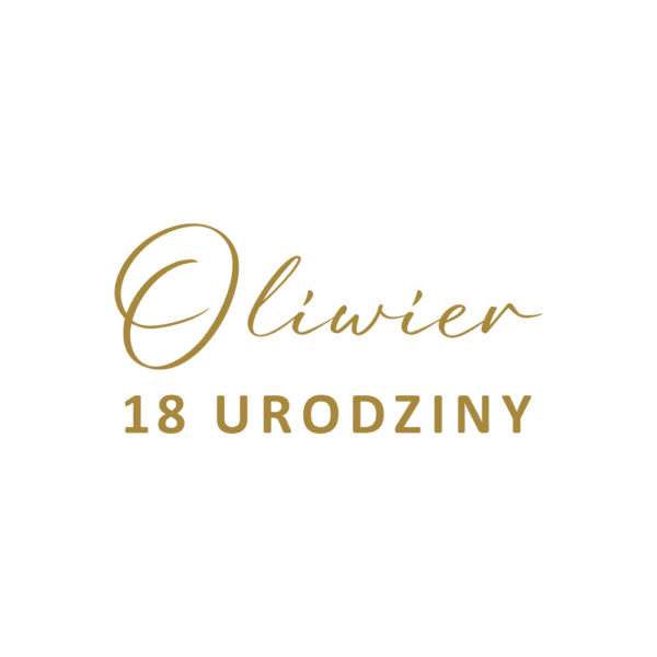 Naklejka urodziny personalizowana imię