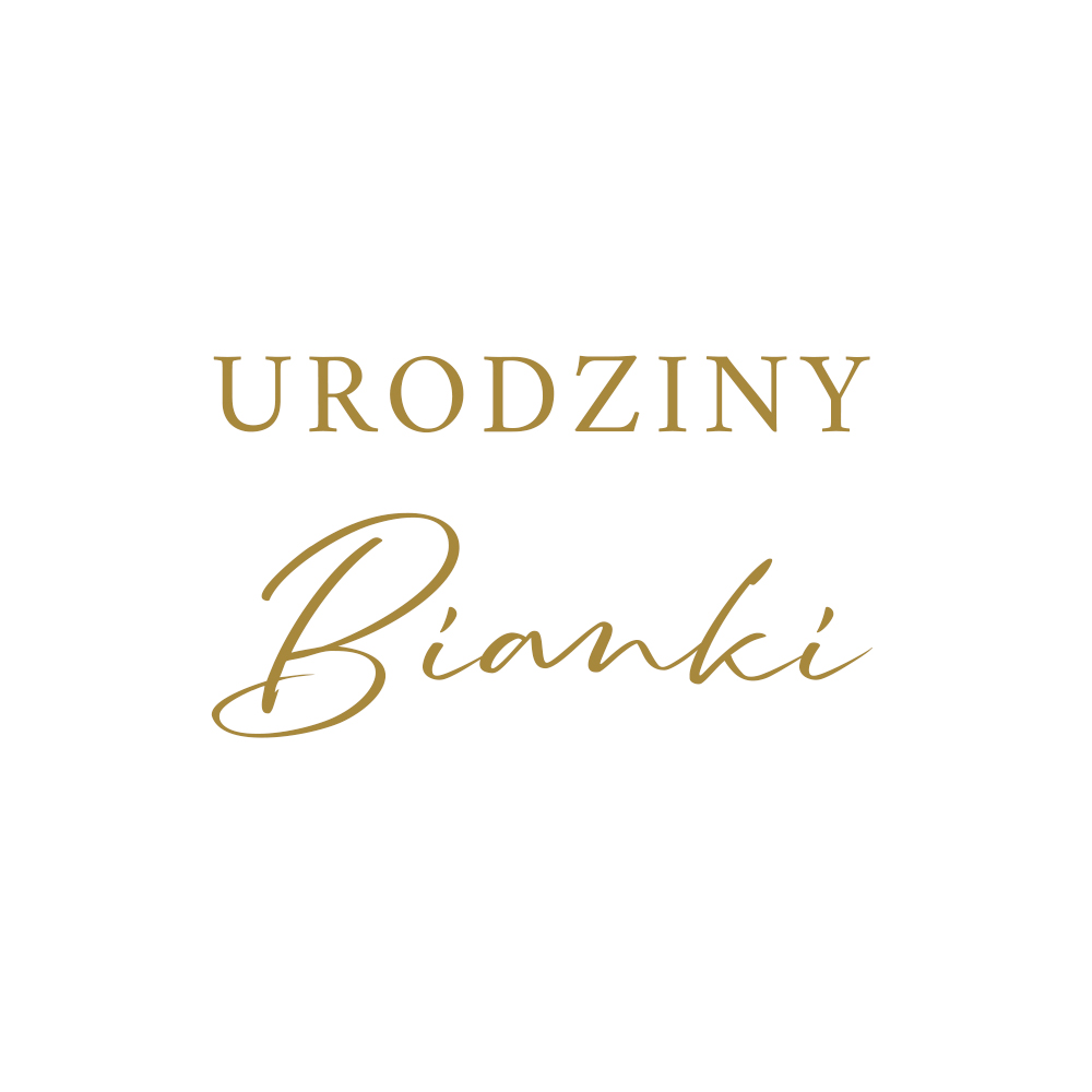 Naklejka personalizowana na urodziny