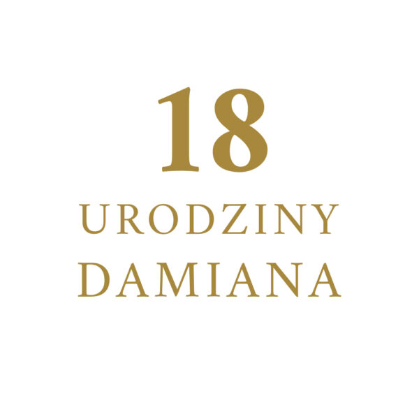 napis urodziny na sciankę (3) Naklejka urodzinowa prosty napis